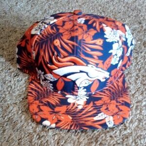 New Era Orange and Blue Floral Hat